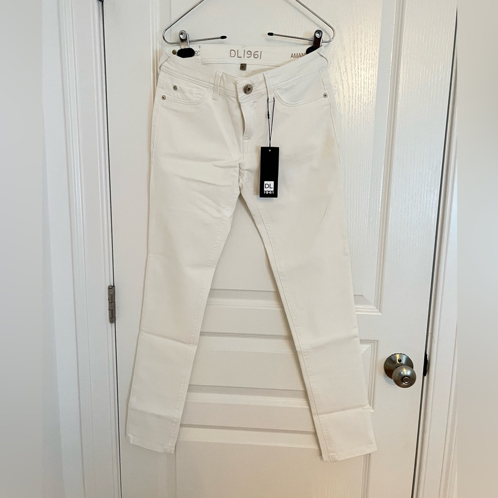 DL1961 Amanda skinny jeans white NWT